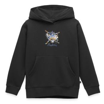 Parkour Freerunning Freerun Parkour - Kinder Premium Organic Hoodie - Schwarz - Vorne - AI Model Kid Male (0cm)
