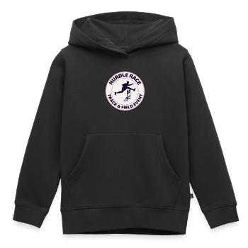 Hurdles Hurdling Hurdler Running Runner Athletes - Kids Premium Organic Hoodie - black - Front - AI Model Kid Male (0cm)