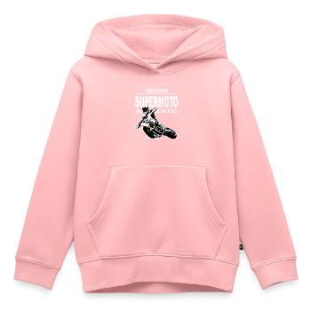 Supermoto - Kinder Premium Organic Hoodie - Rosa - Vorne - AI Model Kid Female (0cm)