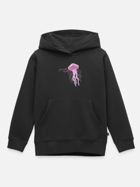 Meerestiere - Kinder Premium Organic Hoodie - Schwarz