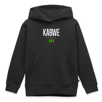 Kabwe Sambia - Kinder Premium Organic Hoodie - Schwarz - Vorne - AI Model Kid Male (0cm)