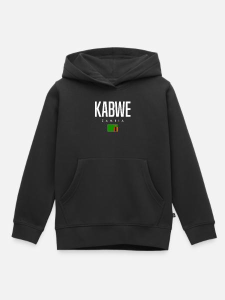 Kabwe Sambia - Kinder Premium Organic Hoodie - Schwarz