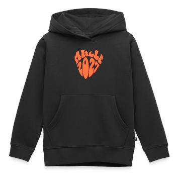 Malle 2027 - Kids Premium Organic Hoodie - black - Front - AI Model Kid Male (0cm)