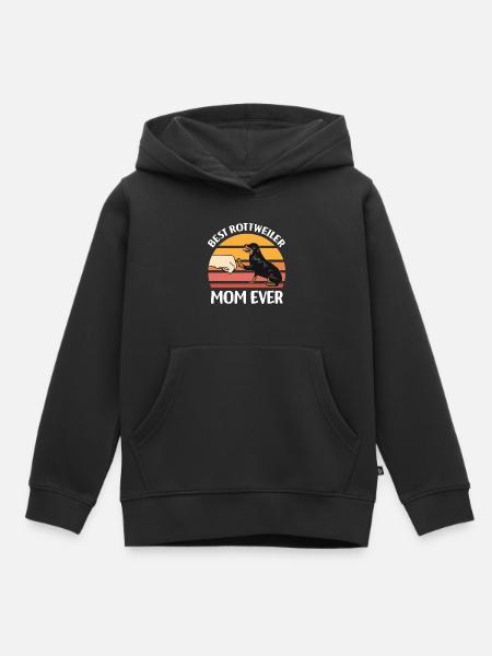 Rottweiler Hunderasse - Kinder Premium Organic Hoodie - Schwarz
