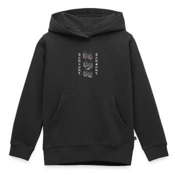 Schicht im Schacht (Kauenkorb) - Kinder Premium Organic Hoodie - Schwarz - Vorne - AI Model Kid Male (0cm)