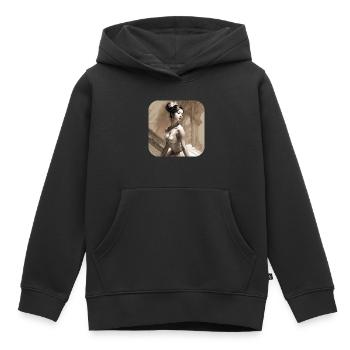 Prima Ballerina V - Kinder Premium Organic Hoodie - Schwarz - Vorne - AI Model Kid Male (0cm)