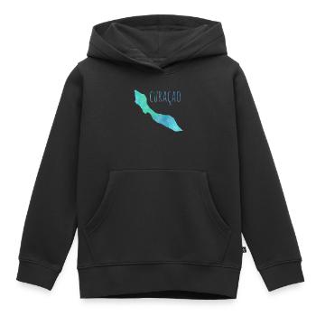 Curacao - Kinder Premium Organic Hoodie - Schwarz - Vorne - AI Model Kid Male (0cm)