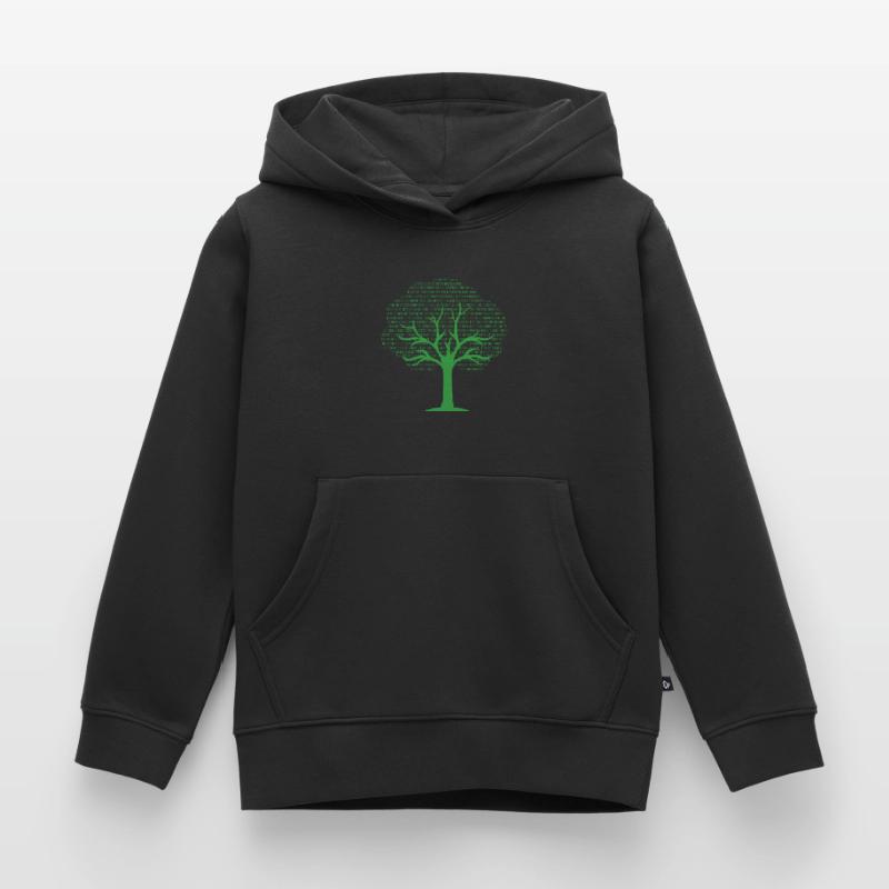 Binary Tree... Programmierer & Nerd Kinder Premium Organic Hoodie