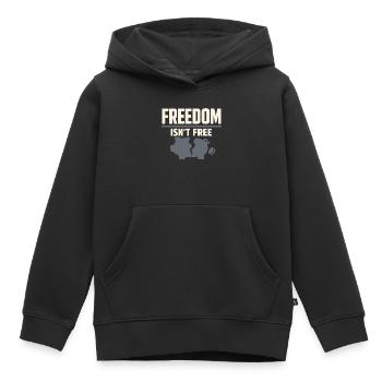 Indépendant indépendant Steuerhumor 1099 Life - Sweat Premium à capuche enfant bio - noir - Devant - AI Model Kid Male (0cm)