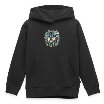 Schulkind 2026  - Kinder Premium Organic Hoodie - Schwarz - Vorne - AI Model Kid Male (0cm)