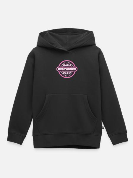 Name Katie - Kinder Premium Organic Hoodie - Schwarz