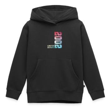 24. Geburtstag Limited Edition 2002 Jahrgang 2002 - Kinder Premium Organic Hoodie - Schwarz - Vorne - AI Model Kid Male (0cm)