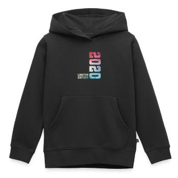 6. Geburtstag Limited Edition 2020 – Jahrgang 2020 - Kinder Premium Organic Hoodie - Schwarz - Vorne - AI Model Kid Male (0cm)