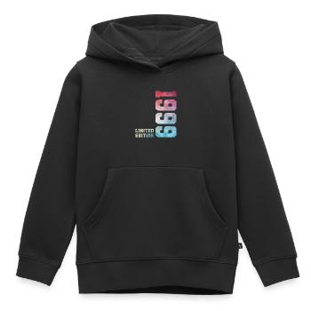 27. Geburtstag Limited Edition 1999 Jahrgang 1999 - Kinder Premium Organic Hoodie - Schwarz - Vorne - AI Model Kid Male (0cm)