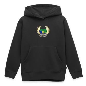 Île de Noël - Sweat Premium à capuche enfant bio - noir - Devant - AI Model Kid Male (0cm)