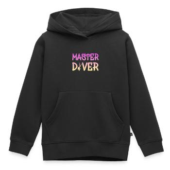 Master Diver - Kinder Premium Organic Hoodie - Schwarz - Vorne - AI Model Kid Male (0cm)