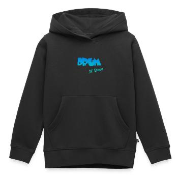 Drum n Bass - Kinder Premium Organic Hoodie - Schwarz - Vorne - AI Model Kid Male (0cm)