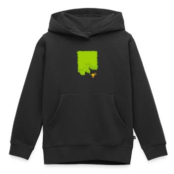 lampe magique - Sweat Premium à capuche enfant bio - noir - Devant - AI Model Kid Male (0cm)