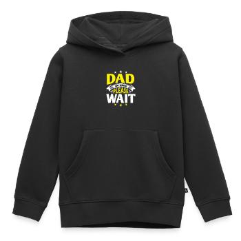Dad Joke loading Soyez la chemise de papa Idée cadeau - Sweat Premium à capuche enfant bio - noir - Devant - AI Model Kid Male (0cm)