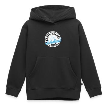Erste Klasse Schulkind 2022 - Kinder Premium Organic Hoodie - Schwarz - Vorne - AI Model Kid Male (0cm)