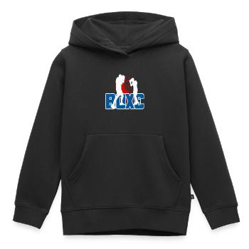 Boxe Boxeur Amateur - Sweat Premium à capuche enfant bio - noir - Devant - AI Model Kid Male (0cm)