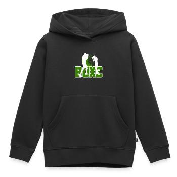 Boxe Boxeur Amateur Sport de Combat - Sweat Premium à capuche enfant bio - noir - Devant - AI Model Kid Male (0cm)