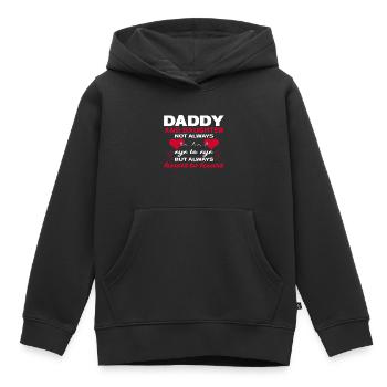 Vater und Tochter - Kinder Premium Organic Hoodie - Schwarz - Vorne - AI Model Kid Male (0cm)
