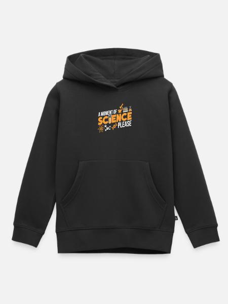Ein Moment der Wissenschaft bitte Hemd - Kinder Premium Organic Hoodie - Schwarz