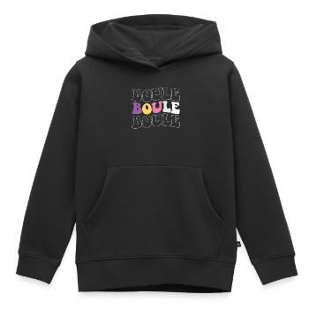 Boules de boules pour Boules Boules Boules Pétanque Boule - Sweat Premium à capuche enfant bio - noir - Devant - AI Model Kid Male (0cm)