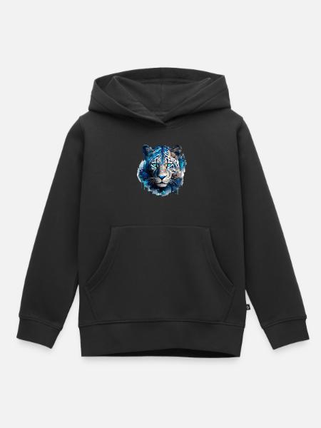 Jaguar - Kinder Premium Organic Hoodie - Schwarz