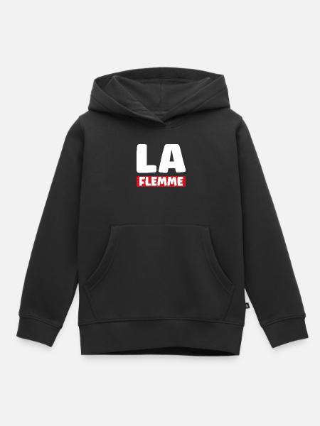 Faul - Kinder Premium Organic Hoodie - Schwarz