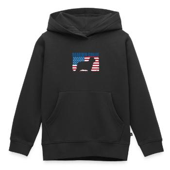 Bearded Collie - Kinder Premium Organic Hoodie - Schwarz - Vorne - AI Model Kid Male (0cm)