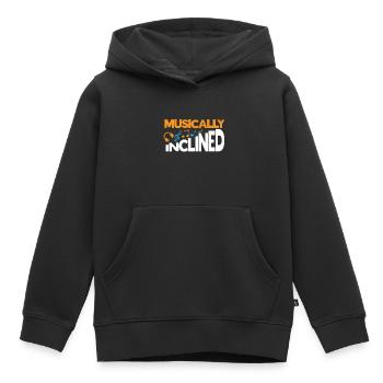 Musiker Musik Rhythmus Notenschlüssel - Kinder Premium Organic Hoodie - Schwarz - Vorne - AI Model Kid Male (0cm)