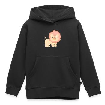 Löwe Familie Mutter Baby T-Shirt - Kinder Premium Organic Hoodie - Schwarz - Vorne - AI Model Kid Male (0cm)