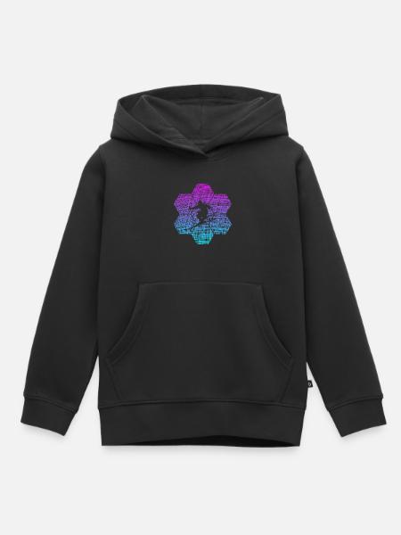 Ski Skiing - Kinder Premium Organic Hoodie - Schwarz