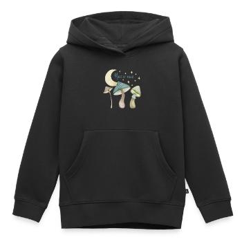Mushrooms Made of Magic. Gifts for mushroom lovers - Kids Premium Organic Hoodie - black - Front - AI Model Kid Male (0cm)