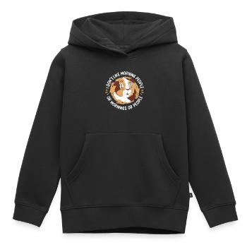 Hamster - Kinder Premium Organic Hoodie - Schwarz - Vorne - AI Model Kid Male (0cm)