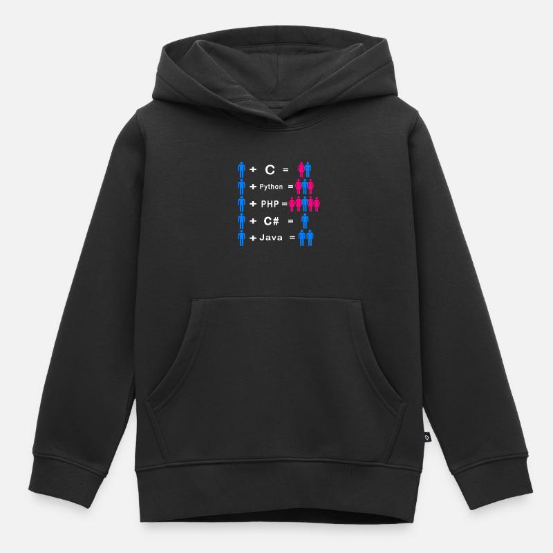 Programmierer - Kinder Premium Organic Hoodie - Schwarz