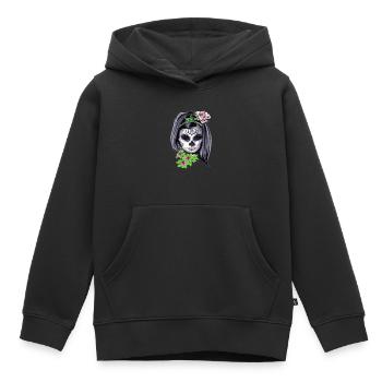 Maskierung zum Fasching - Kinder Premium Organic Hoodie - Schwarz - Vorne - AI Model Kid Male (0cm)