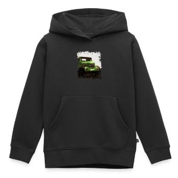 Garant K 30 Robur - Sweat Premium à capuche enfant bio - noir - Devant - AI Model Kid Male (0cm)