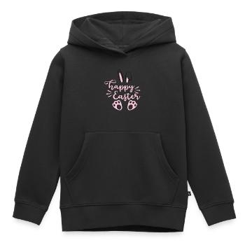 Joyeuses Pâques - Sweat Premium à capuche enfant bio - noir - Devant - AI Model Kid Male (0cm)