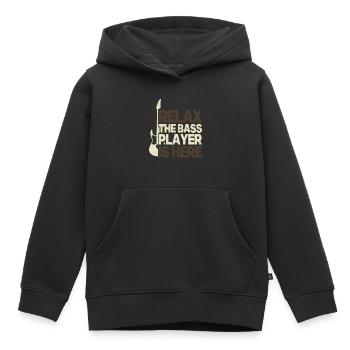 Lustiges Geschenk für den Bass-Bass-Bassisten - Kinder Premium Organic Hoodie - Schwarz - Vorne - AI Model Kid Male (0cm)