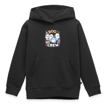 Buh-Crew - Kinder Premium Organic Hoodie - Schwarz - Vorne - AI Model Kid Male (0cm)