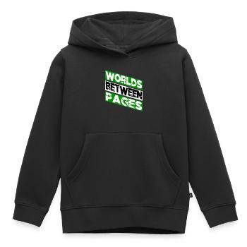 habitudes de lecture cadeau d’anniversaire idée soulagement du stress - Sweat Premium à capuche enfant bio - noir - Devant - AI Model Kid Male (0cm)