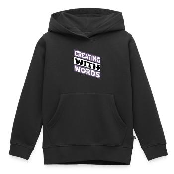 sayings writing writing techniques - Kinder Premium Organic Hoodie - Schwarz - Vorne - AI Model Kid Male (0cm)