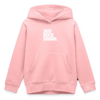 Nur Rock-Sound - Kinder Premium Organic Hoodie - Rosa - Vorne - AI Model Kid Female (0cm)
