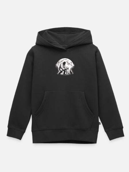Bigfoot Tierarzt - Kinder Premium Organic Hoodie - Schwarz