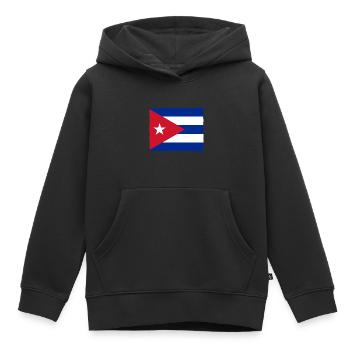 Kuba Flagge Karibik Urlaub Cuba Reise Havanna - Kinder Premium Organic Hoodie - Schwarz - Vorne - AI Model Kid Male (0cm)