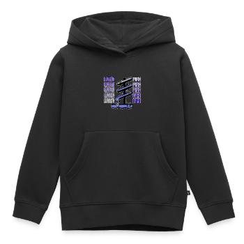 Water Park / Wasser Park / Freibad / Sommer - Kinder Premium Organic Hoodie - Schwarz - Vorne - AI Model Kid Male (0cm)