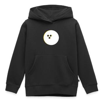 Boule de bowling, Bowling - Sweat Premium à capuche enfant bio - noir - Devant - AI Model Kid Male (0cm)